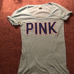 PINK VS T-short blue small